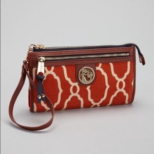 Spartina Sallie Ann Fanfare orange cream Wallet